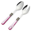 Juego de cubiertos para ensalada, Fucsia (brillo nácar)