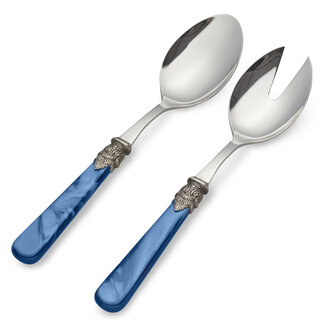 Couverts à salade, Bleu (nacré)