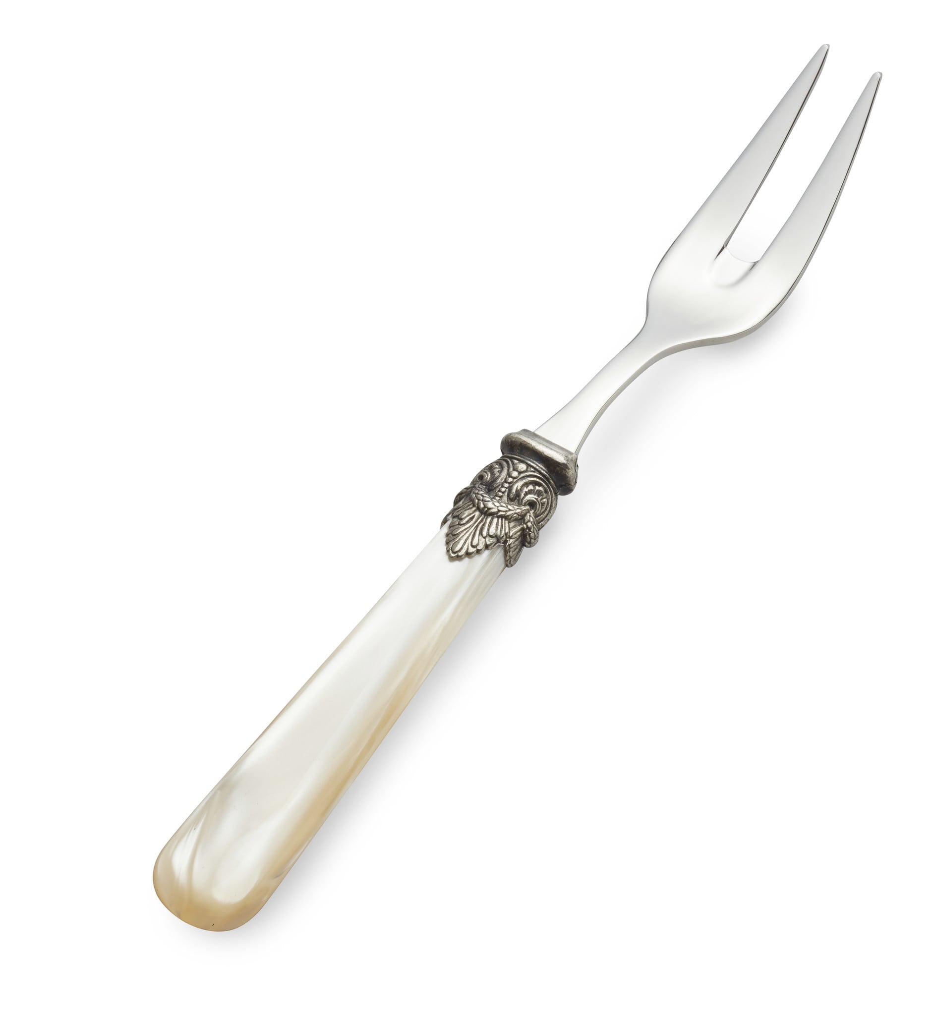 Tenedor para carne, Marfil (nácar)