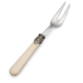 Meat fork, Ivory (matte)