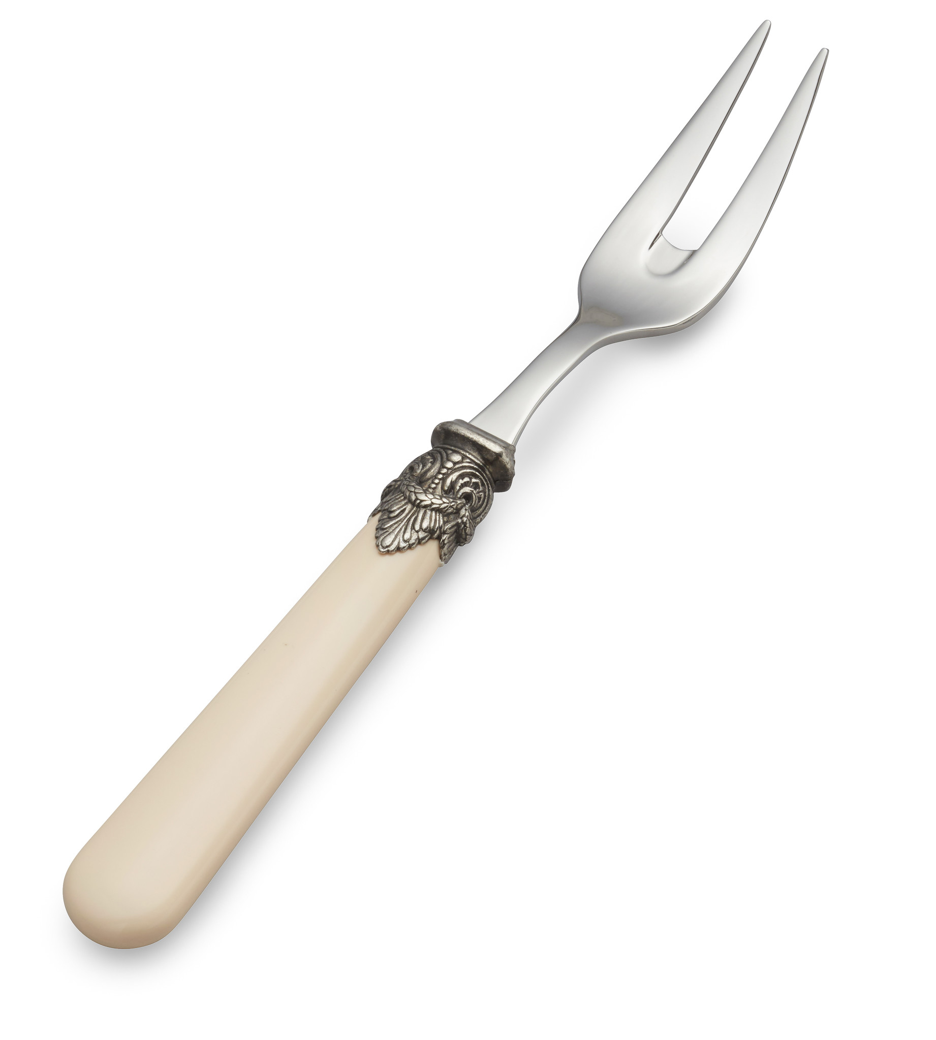 Tenedor para carne, Marfil (liso)