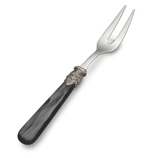 Meat fork, Black (mother-of-pearl)