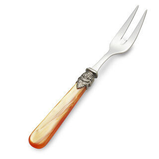 Meat fork, Orange (mother-of-pearl)