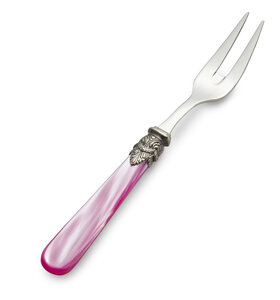 Vleesvork, fuchsia (parelmoer)