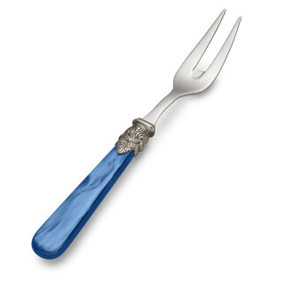 Meat fork, Blue (mother-of-pearl)