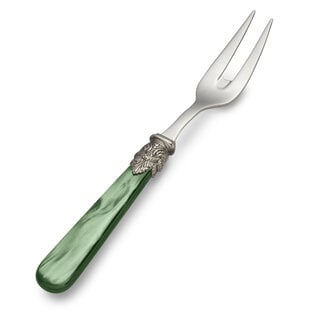 Meat fork, Green (mother-of-pearl)