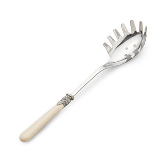 Spaghetti spoon / Noodle spoon, Ivory (plain)