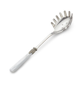 Spaghetti server, white (mother-of-pearl)