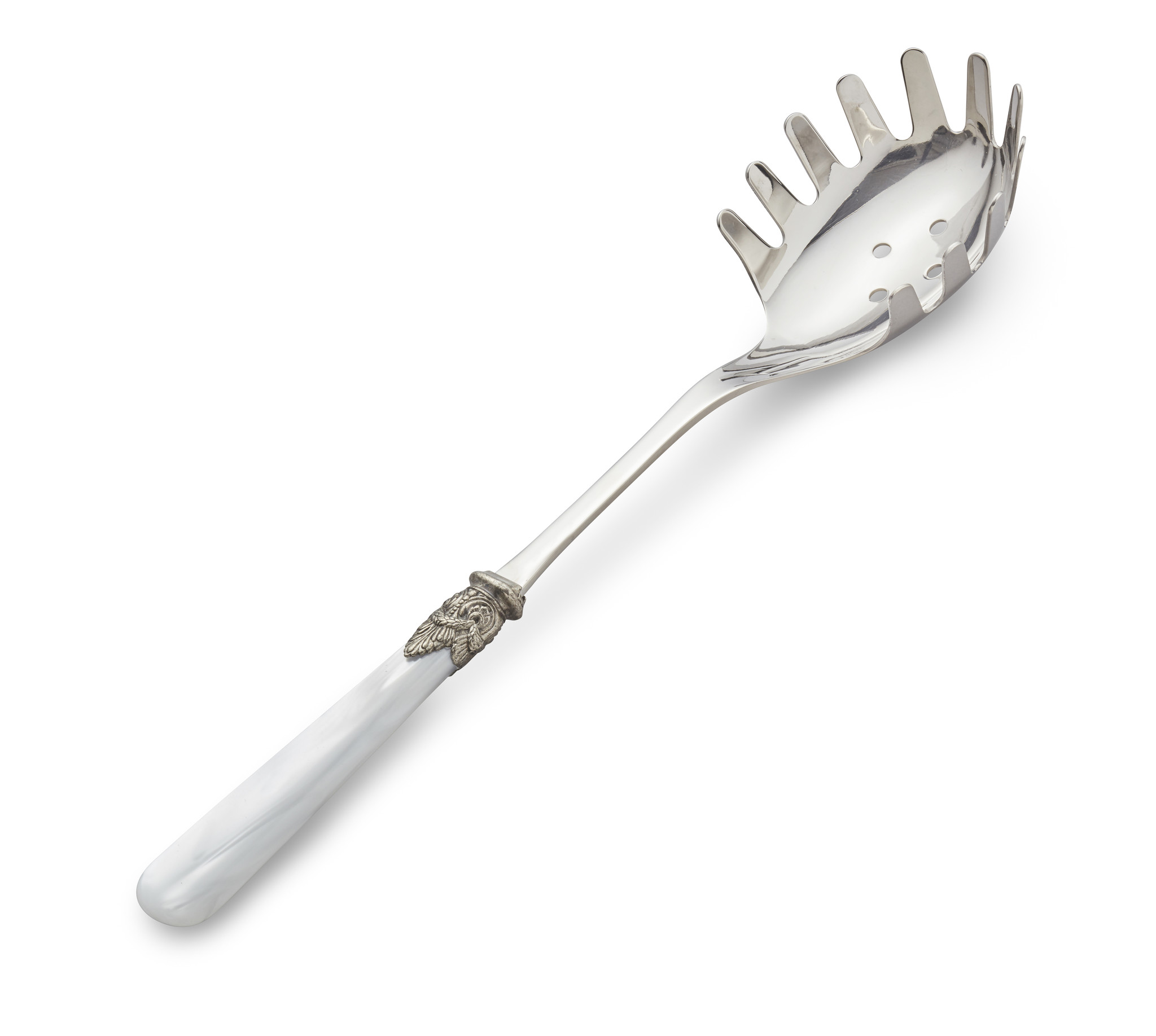 Cuchara para espagueti, Blanco (brillo nácar)