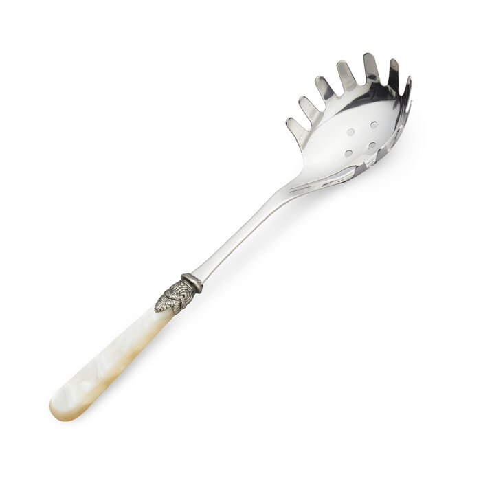 Spaghetti spoon, Ivory (mother-of-pearl)