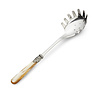 Spaghetti  spoon / Noodle spoon, Honey with Mother of Pearl