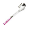 Spaghetti  spoon / Noodle spoon, Fuchsia with Mother of Pearl