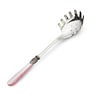 Spaghetti  spoon / Noodle spoon, Pink with Mother of Pearl