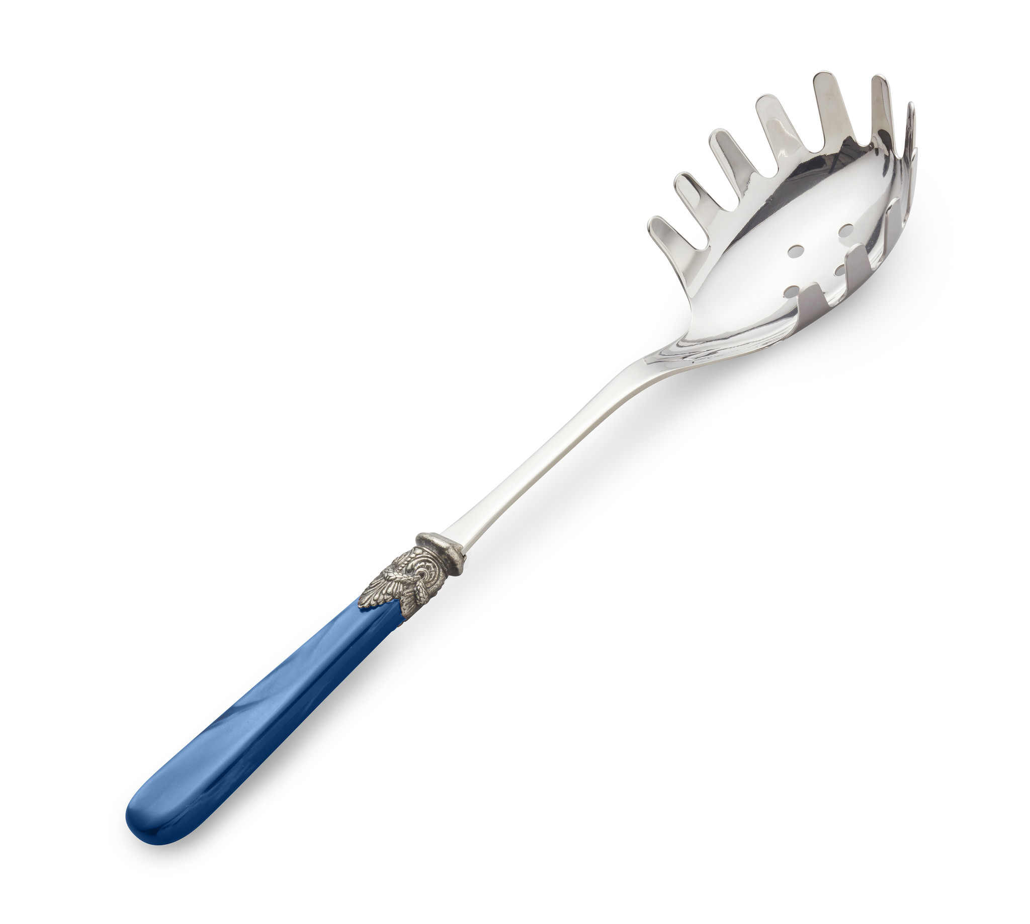 Cuchara para espagueti, Azul (nácar)