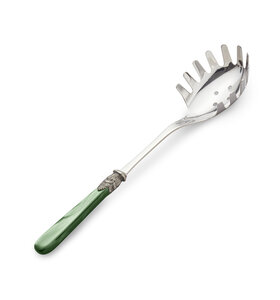 Spaghetti server, green (mother-of-pearl)