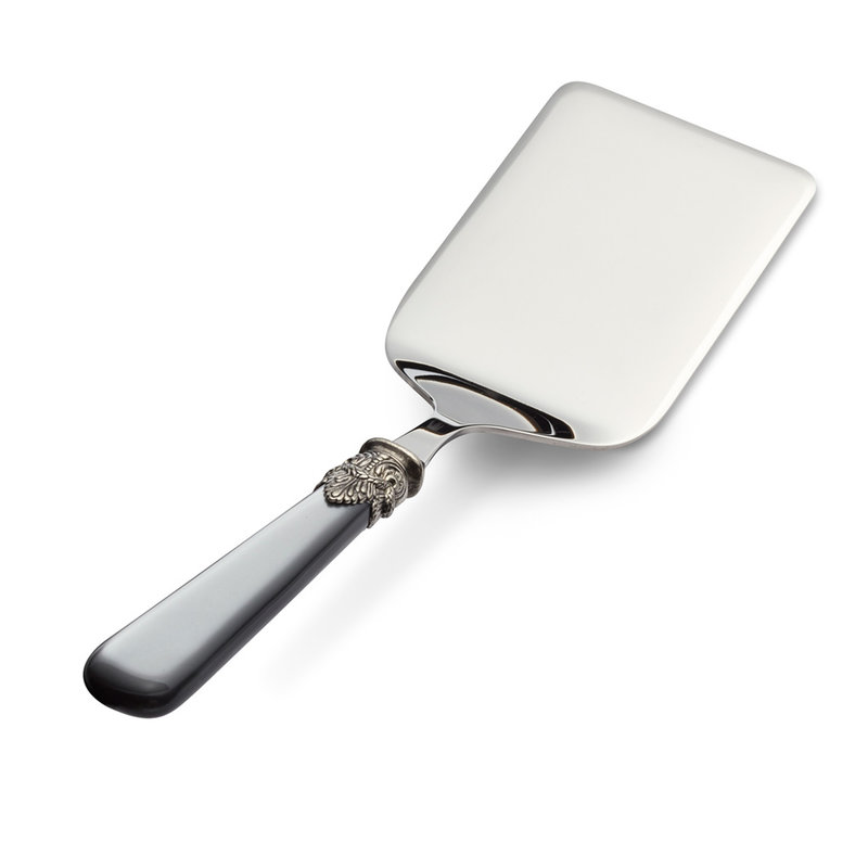 Lasagne scoop / Lasagne Serving Spoon, Gray with Mother of Pearl