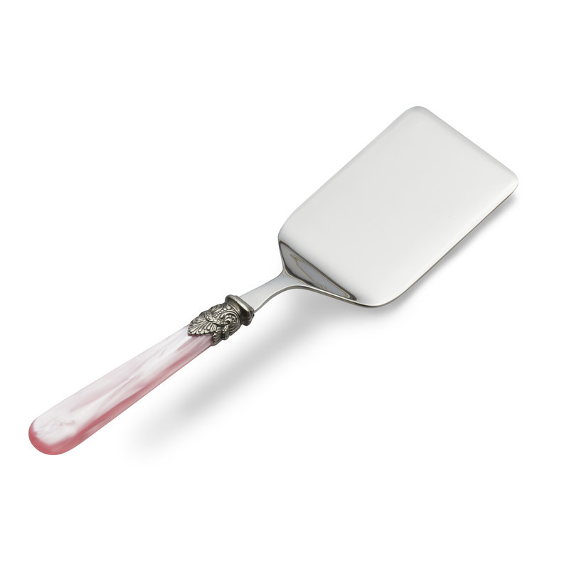 Lasagne scoop / Lasagne Serving Spoon, Pink with Mother of Pearl