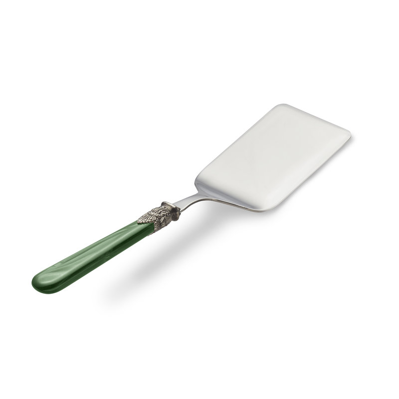 Lasagneschep / Lasagne opscheplepel, Groen met Parelmoer