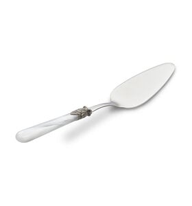 Cake server, white (mother-of-pearl)