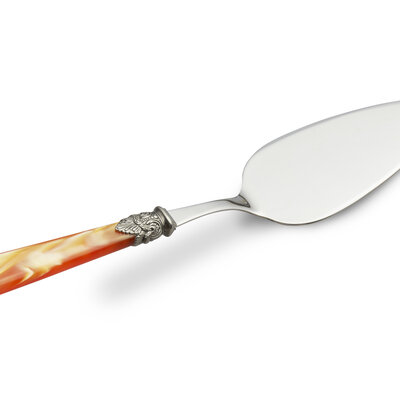 Cake fork / Pastry Fork, Orange with Mother of Pearl