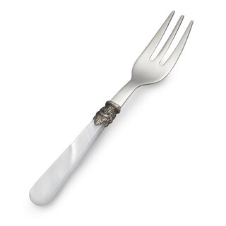 Kuchengabel, Weiß (perlmutt)