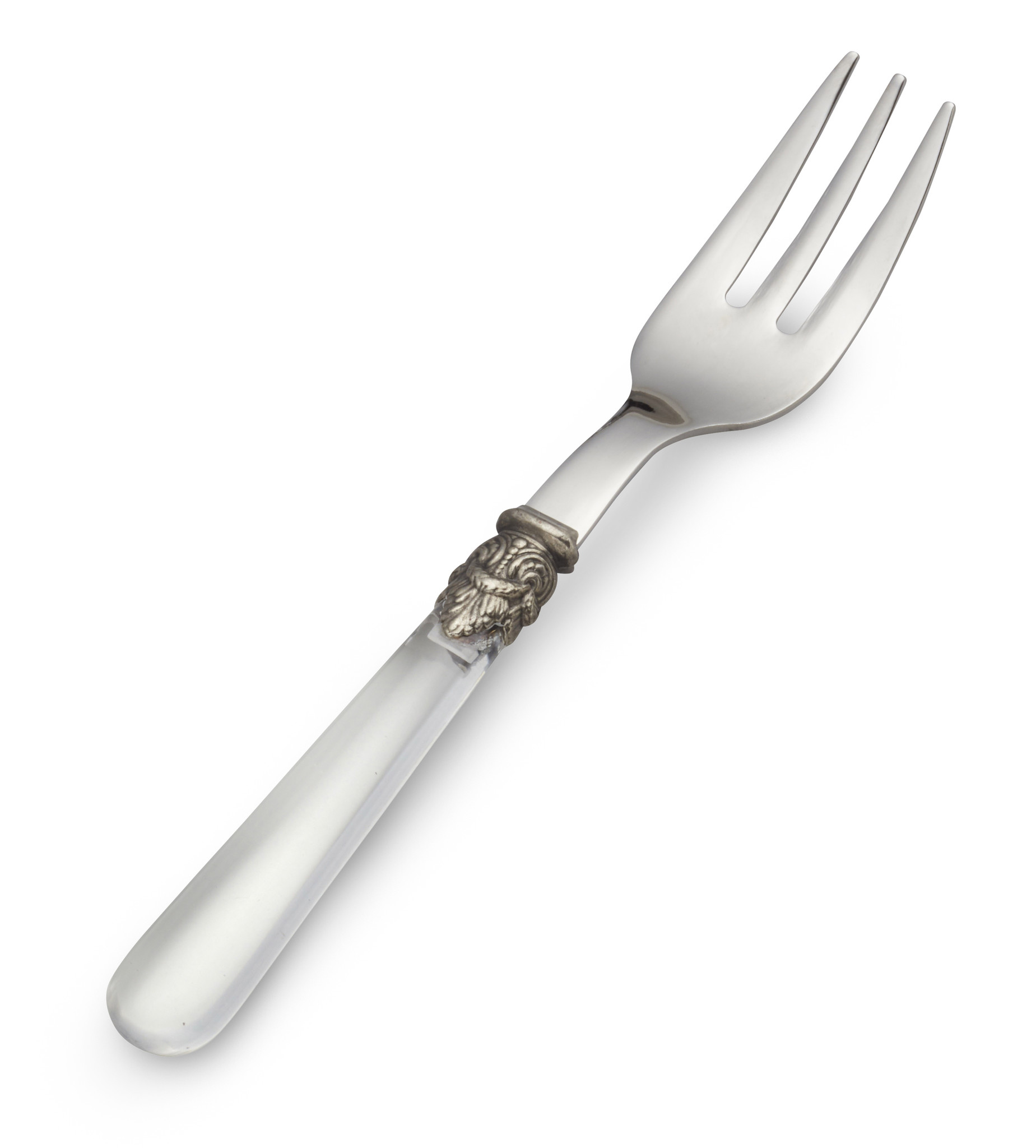 Fourchette à gâteau, Transparent