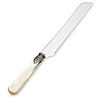 Cake Knife / Breadknife, Ivory with Mother of Pearl