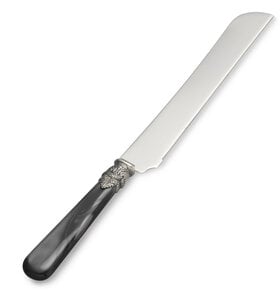 Cuchillo para pan / Cuchillo de Tarta Negro (nácar)
