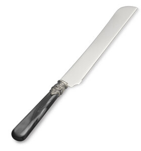 Tortenmesser, Schwarz (Perlmutt)