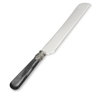 Cuchillo para pan / Cuchillo de Tarta Negro (nácar)