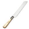 Cake Knife / Breadknife, Honey with Mother of Pearl
