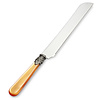 Cake Knife / Breadknife, Orange with Mother of Pearl