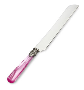 Cuchillo para pan / Cuchillo de Tarta Fucsia (nácar)
