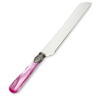 Cuchillo para pan / Cuchillo de Tarta Fucsia (nácar)