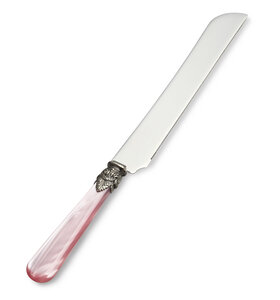 Cuchillo para pan / Cuchillo de Tarta Rosa (nácar)