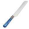 Cuchillo para pan / Cuchillo de Tarta, Azul con Nácar
