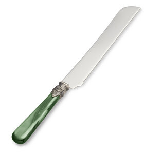 Tortenmesser, Grün (Perlmutt)
