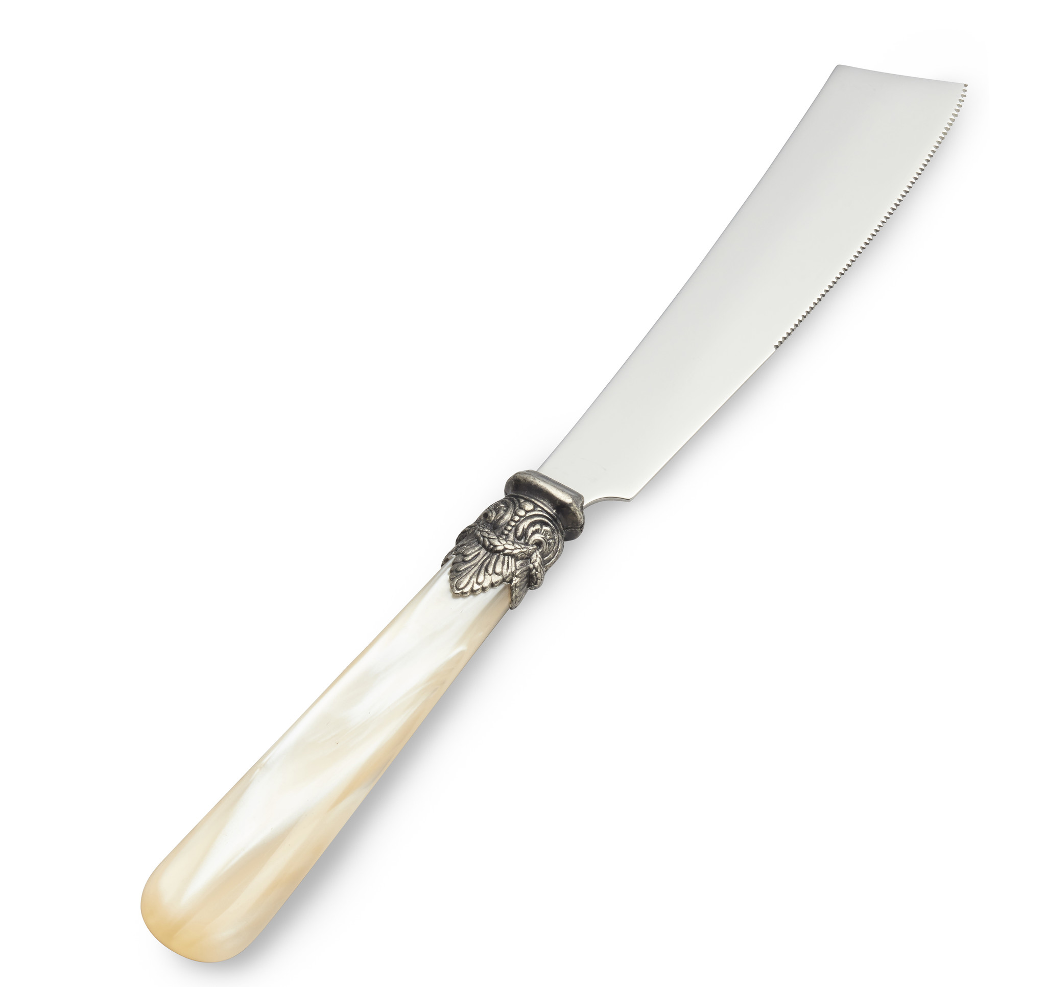 Couteau à gâteaux, Ivoire (nacré)