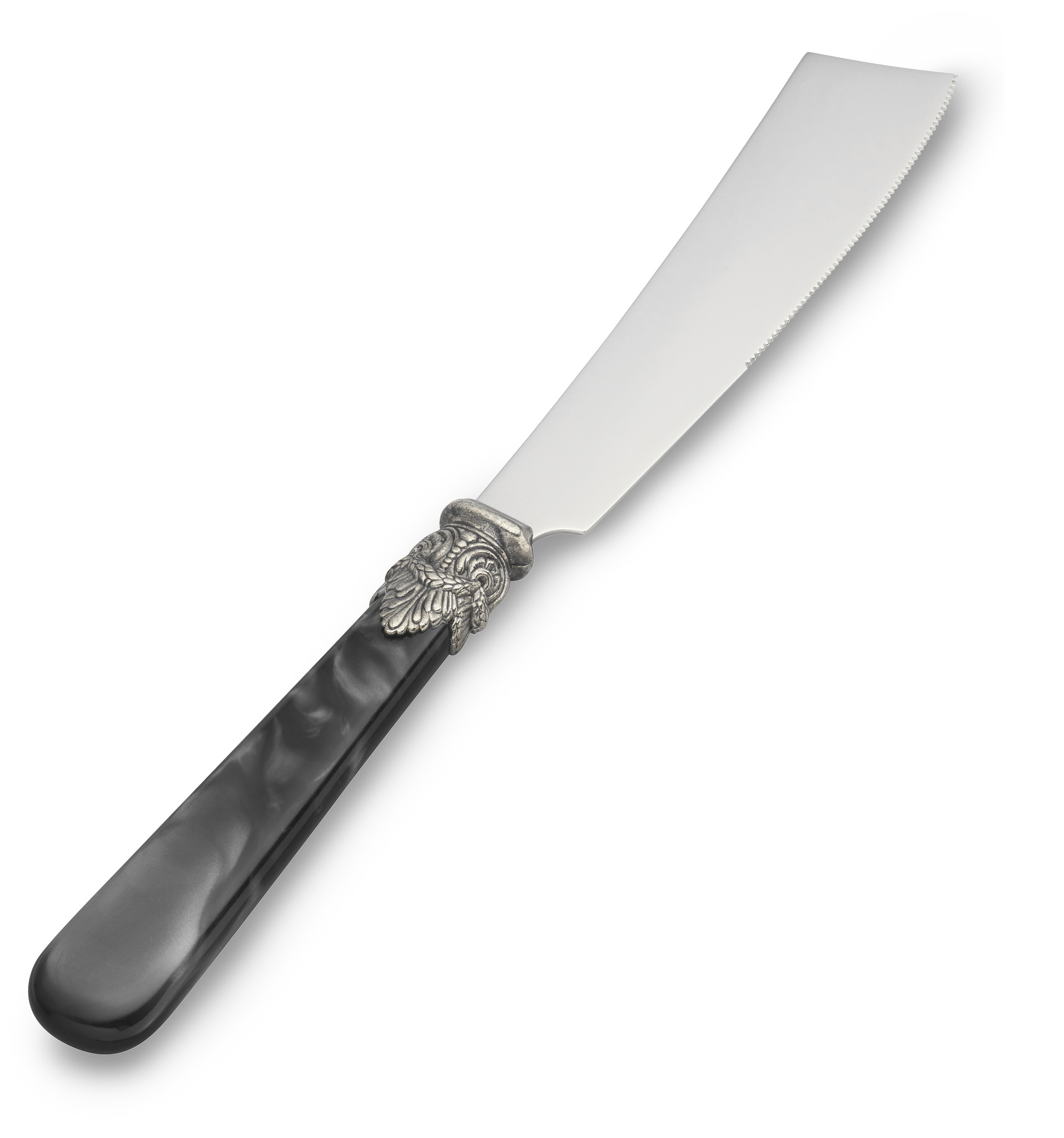 Cake knife, Black (mother-of-pearl sheen)