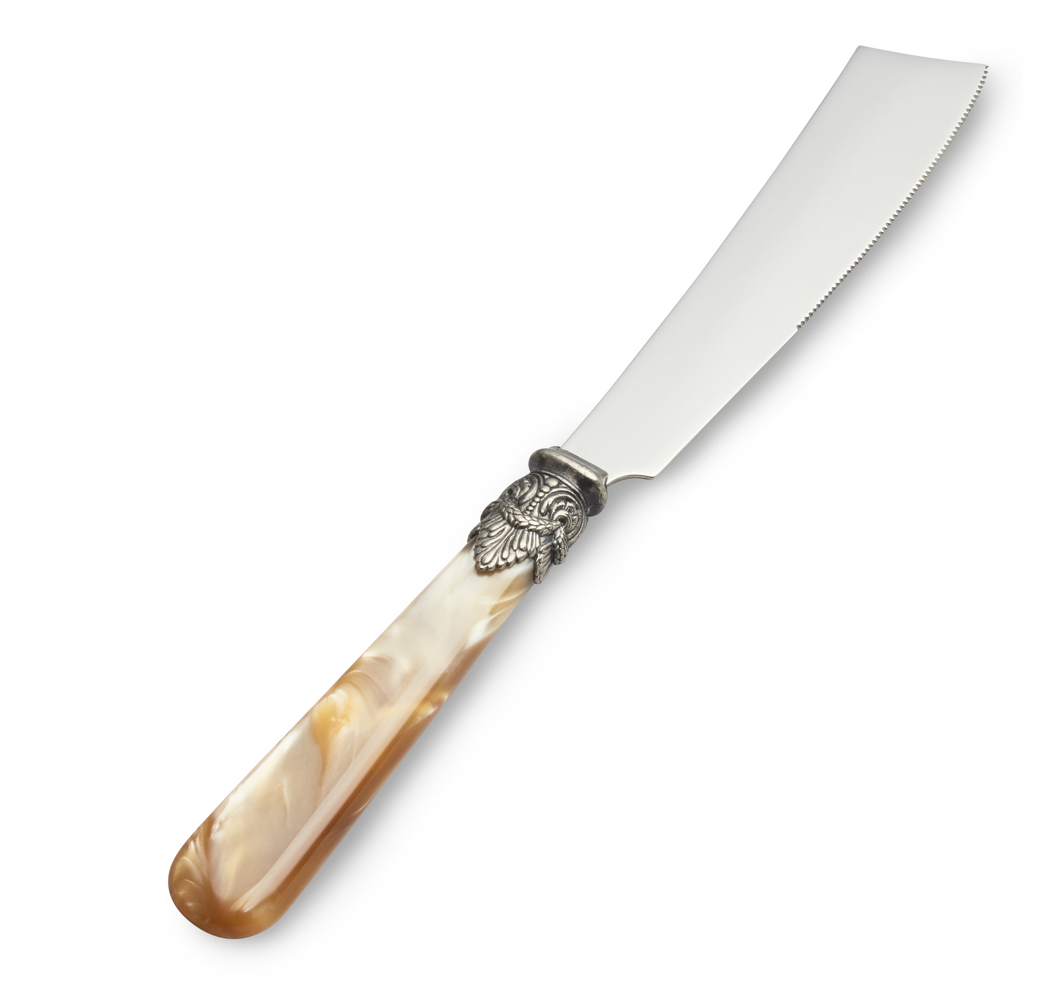 Cake knife, Honey Gold (mother-of-pearl)