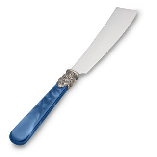 Cake knife, Blue (mother-of-pearl)