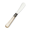 Buttermesser / Tapasmesser, Elfenbein mit Perlmutt (18 cm)