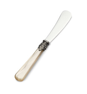 Großes Buttermesser, Elfenbein (Perlmutt)
