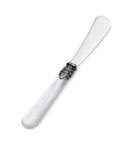 Großes Buttermesser, Weiß (Perlmutt)