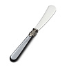 Buttermesser / Tapasmesser, Schwarz mit Perlmutt (18 cm))