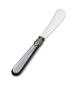Großes Buttermesser, Schwarz (Perlmutt)