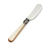 Butter Knife / Tapas Knife, Honey with Mother of Pearl (5,3 inch)