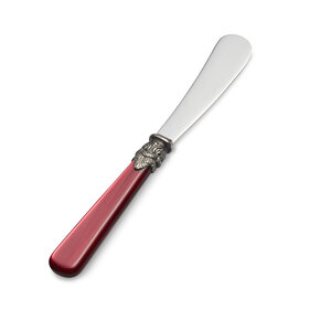 Großes Buttermesser, Rot (Perlmutt)