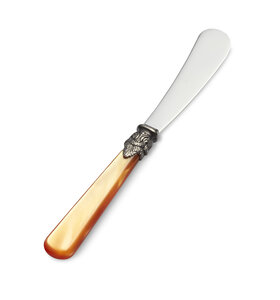 Großes Buttermesser, Orange (Perlmutt)