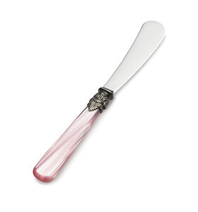 Großes Buttermesser, Rosa (Perlmutt)